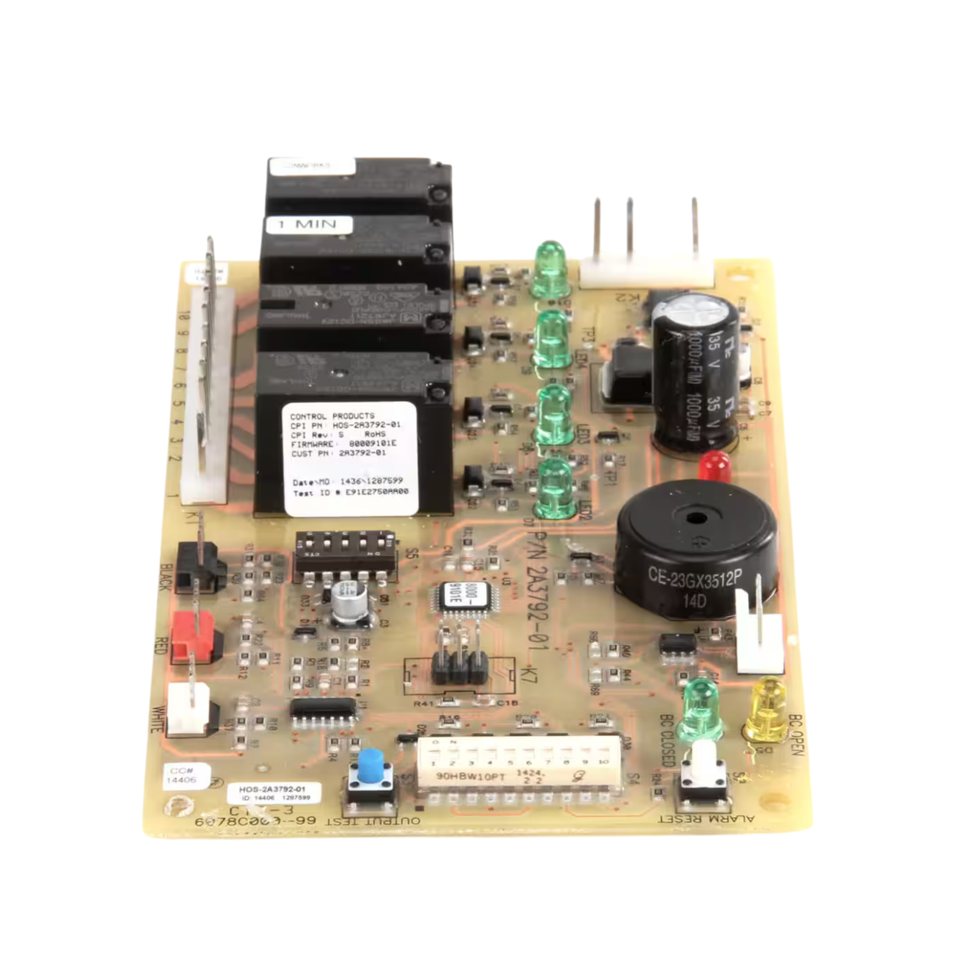 Control Board Hoshizaki 2A3792-01 - Tarjeta Electrónica OEM con Garantía 30 Días